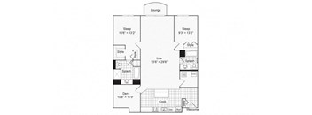 Schindler Floor Plan at Renew Five Ninety Five, Illinois, 60016