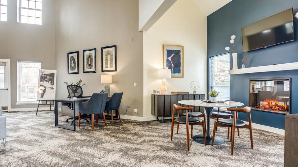 Community Clubhouse at The Mark Apartments, Illinois