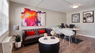 Model Living Room  at The Hinsdale, Hinsdale, IL, 60521