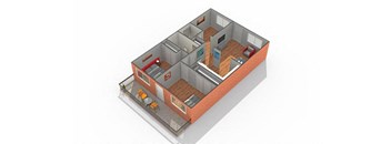 Addison  Floor Plan at The Hinsdale, Hinsdale, IL, 60521