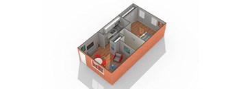 Ashland 2 Floor Plan at The Hinsdale, Hinsdale, 60521