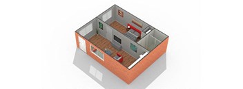 Belmont Floor Plan at The Hinsdale, Hinsdale, IL