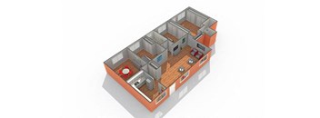 Brighton Floor Plan at The Hinsdale, Hinsdale, IL, 60521