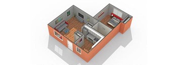 Edgewater Floor Plan at The Hinsdale, Hinsdale, IL, 60521