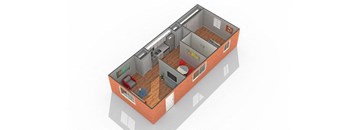 Fillmore Floor Plan at The Hinsdale, Hinsdale, Illinois