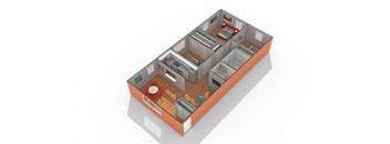 Hyde Park Floor Plan at The Hinsdale, Illinois, 60521