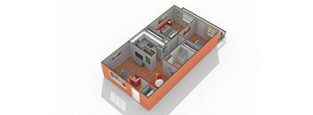 Maxwell Floor Plan at The Hinsdale, Hinsdale, IL