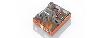 Ogden Floor Plan at The Hinsdale, Hinsdale