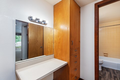 Bathroom With Extra Storage Space at Julie Ann, Oregon , 97215