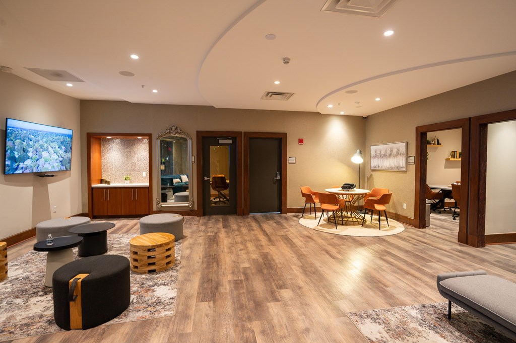 Business center with a private rooms