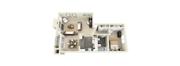 Marquam 1 bed 1 bath apartment at Miramonte Lodge, Oregon