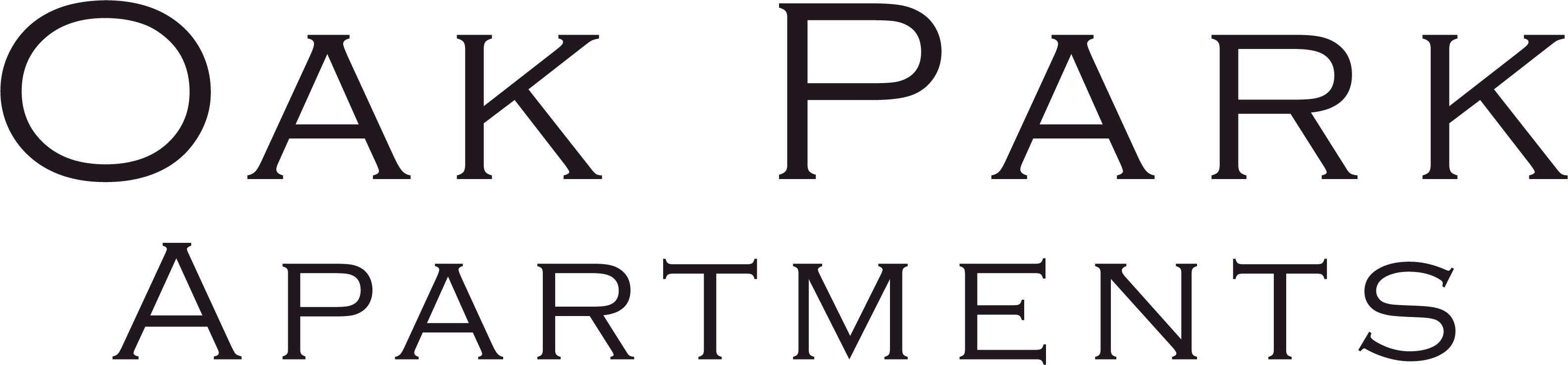 Oak Park Logo - dark