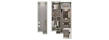 One-Bed-One-half-bath-A at Canal Place, Connecticut, 06089