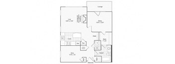 1 bed 1 bath Ash Floor Plan at ReNew Glenmoore, Glenmoore, Pennsylvania