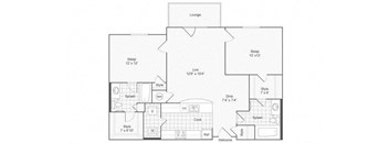 2 bed 2 bath bayberry Floor Plan at ReNew Glenmoore, Glenmoore, 19343