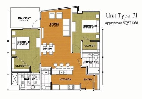 Paisley B1 Floorplan