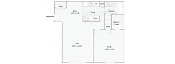 Auburn Floor Plan at Williamsburg South, Pittsburgh, PA