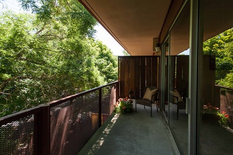 Private Balcony With Seating at Julie Ann, Oregon