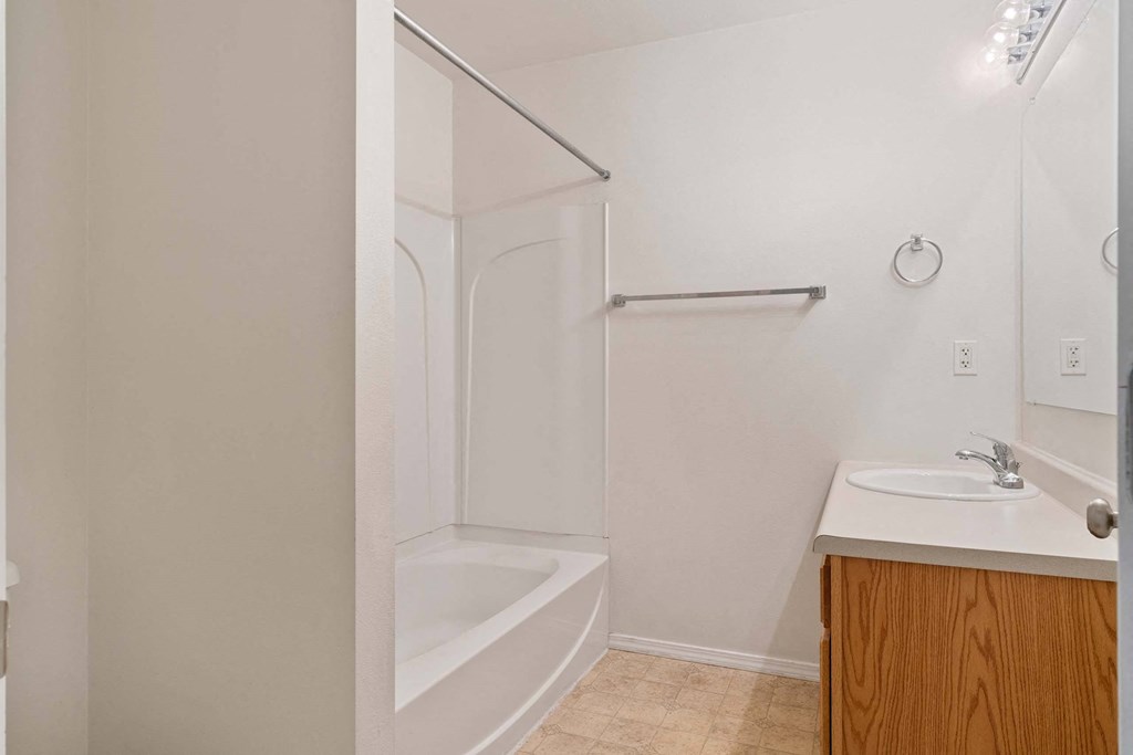 Bathroom at ReNew Bayshore Townhomes, Anchorage
