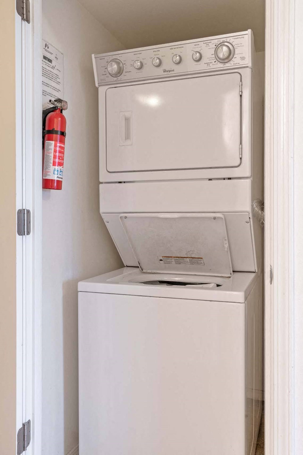 Washer and dryer at ReNew Bayshore Townhomes, Anchorage