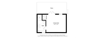 Cabin studio 1 bath C at Salinas Sunset Apartments, Salinas, California
