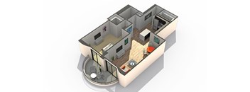Seven 83 Floor Plan at ReNew Wheaton Center, Wheaton, 60187