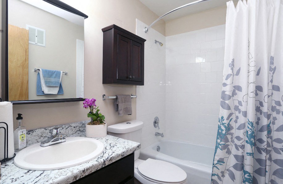 Bathroom at The Reserve on Washington, Naperville