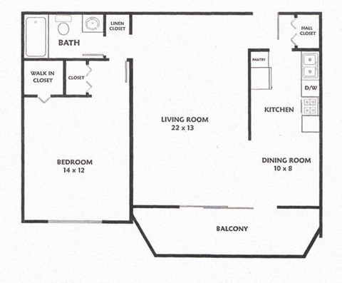 Floor Plan at The Reserve on Washington, Illinois