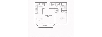 Floor Plan at The Reserve on Washington, Illinois