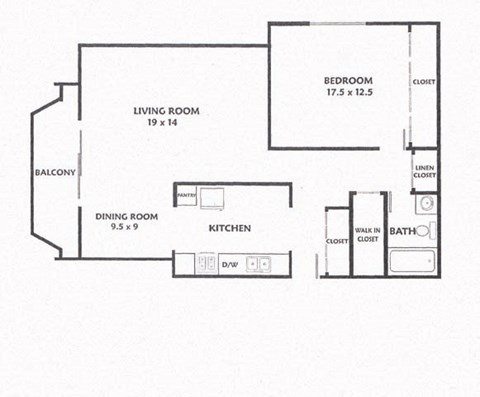 Floor Plan at The Reserve on Washington, Illinois