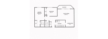 Floor Plan at The Reserve on Washington, Illinois