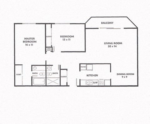 Floor Plan at The Reserve on Washington, Illinois