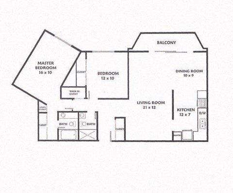 Floor Plan at The Reserve on Washington, Illinois