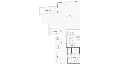 Hoan Floorplan at 1910 on the Water