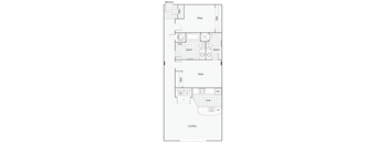 Floorplans for The Grandville - 2 beds 2 baths  at Blue Ribbon Lofts, Wisconsin