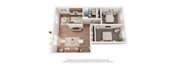 Two Bedroom A at Timberlee, Portland, OR