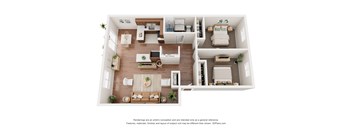 Two Bedroom B at Timberlee, Portland, 97221