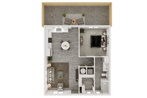 Unit-type-1 at Arrive Longmont, Longmont