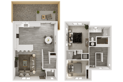 Unit-type-4 at Arrive Longmont, Longmont, Colorado