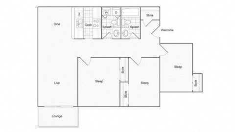 Aspen Floor Plan at The Clubhouse at Port Orchard, Washington
