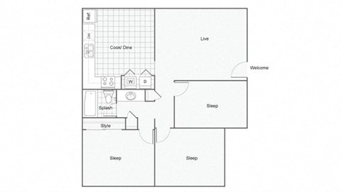Birch Floor Plan at The Clubhouse at Port Orchard, Port Orchard