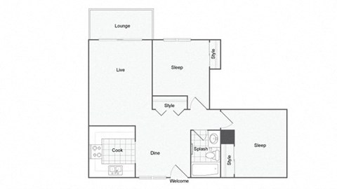 Larch Floor Plan at The Clubhouse at Port Orchard, Port Orchard, 98366