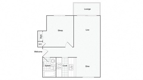 Oak Floor Plan at The Clubhouse at Port Orchard, Washington, 98366
