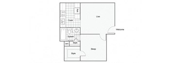 Pine Floor Plan at The Clubhouse at Port Orchard, Washington