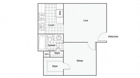 Pine Floor Plan at The Clubhouse at Port Orchard, Washington