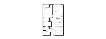 A4 Floorplan at Zest, Minneapolis, Minnesota