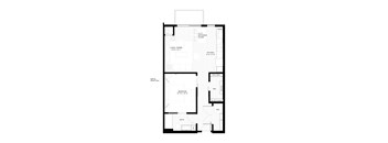A1 Floorplan at Zest, Minneapolis, MN