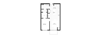 A2 Floorplan at Zest, Minneapolis