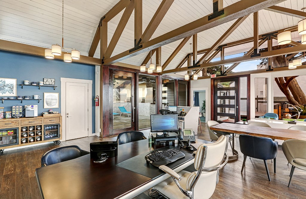 Leasing office  at OceanAire Apartment Homes, California