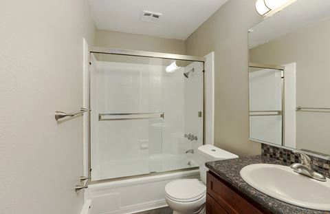 bathroom interior at OceanAire Apartment Homes, California, 94044